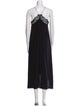 Zadig & Voltaire Silk Crystal Embellishments Nightgown