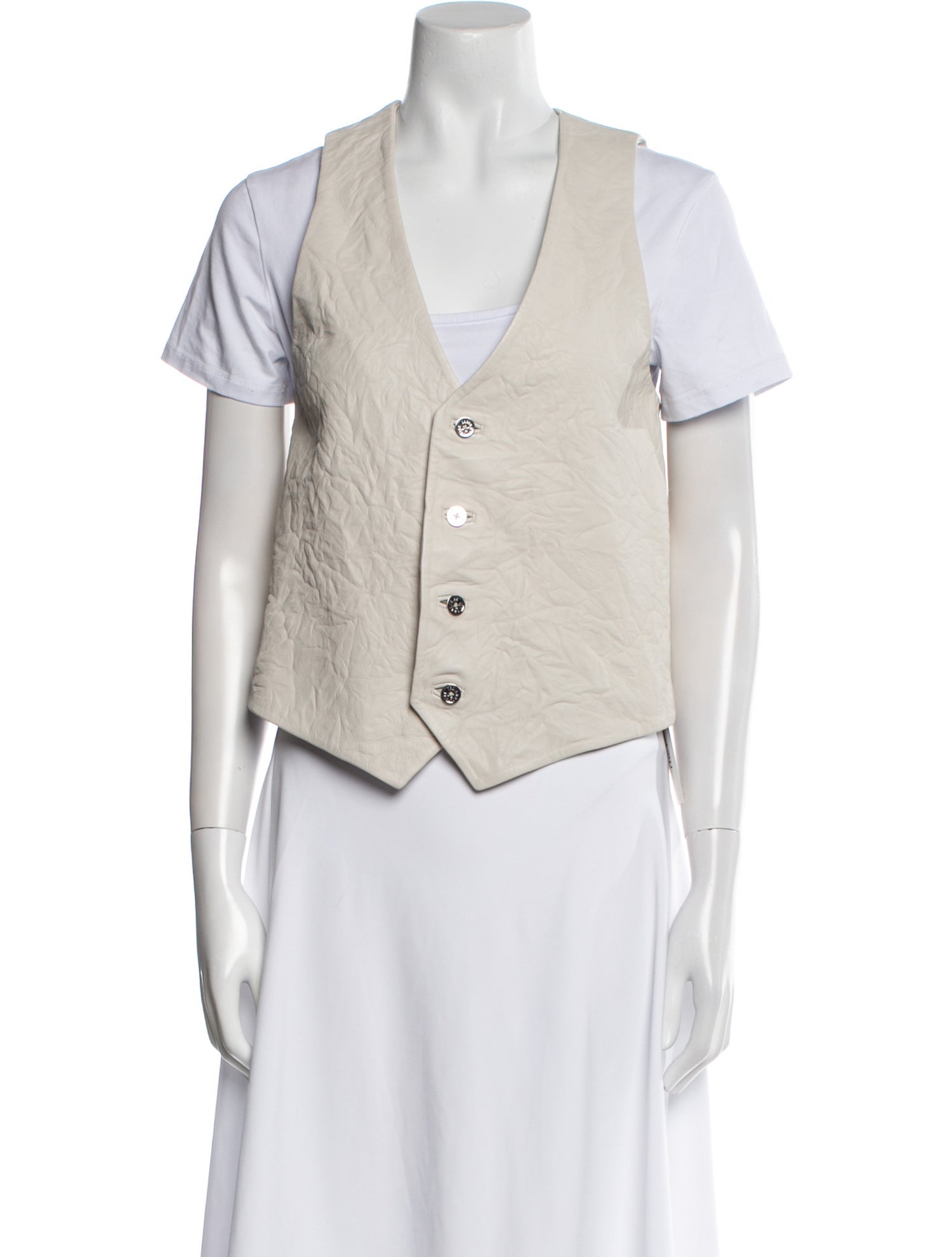 Zadig & Voltaire Lamb Leather Vest