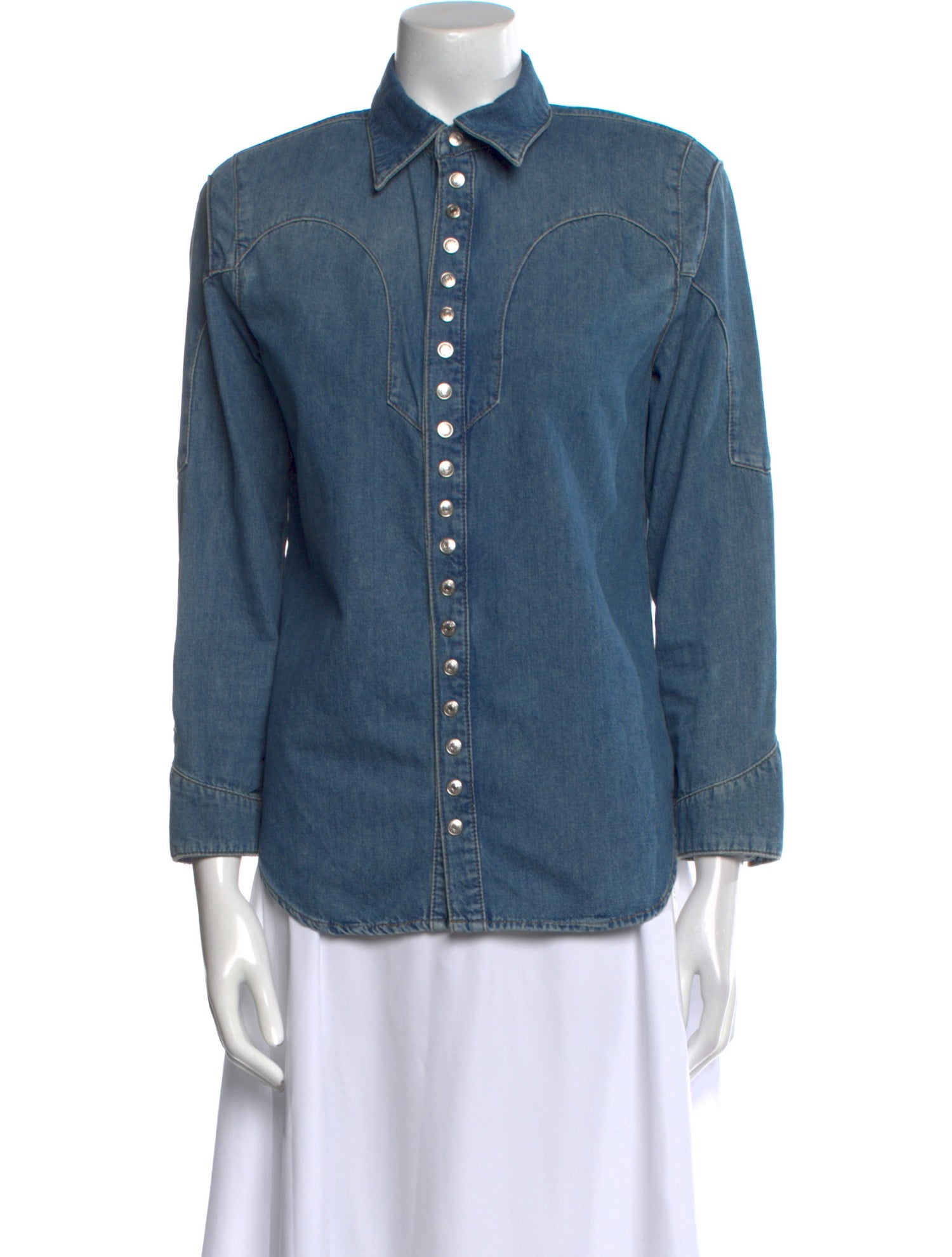 Zadig & Voltaire Long Sleeve Button-Up Top
