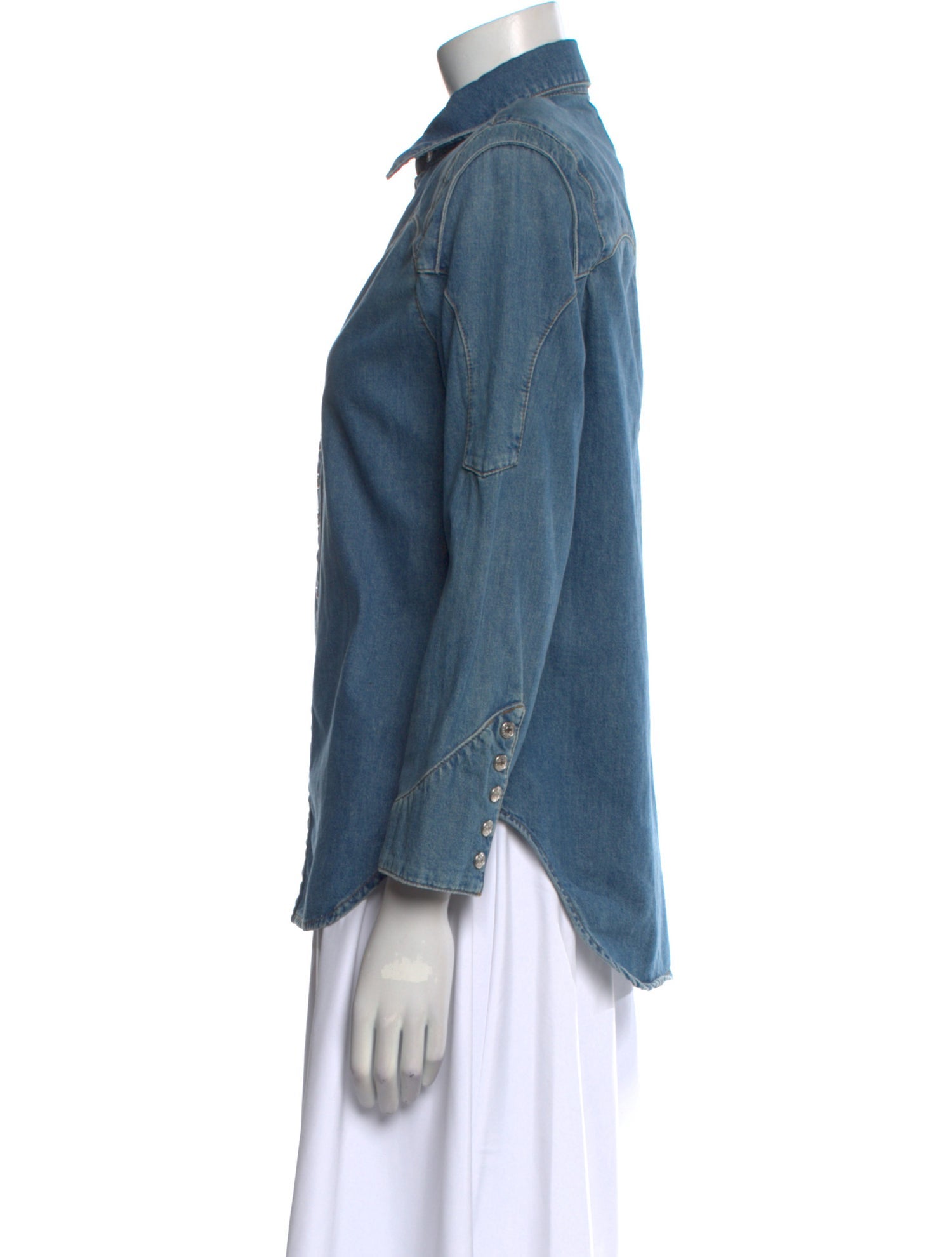 Zadig & Voltaire Long Sleeve Button-Up Top