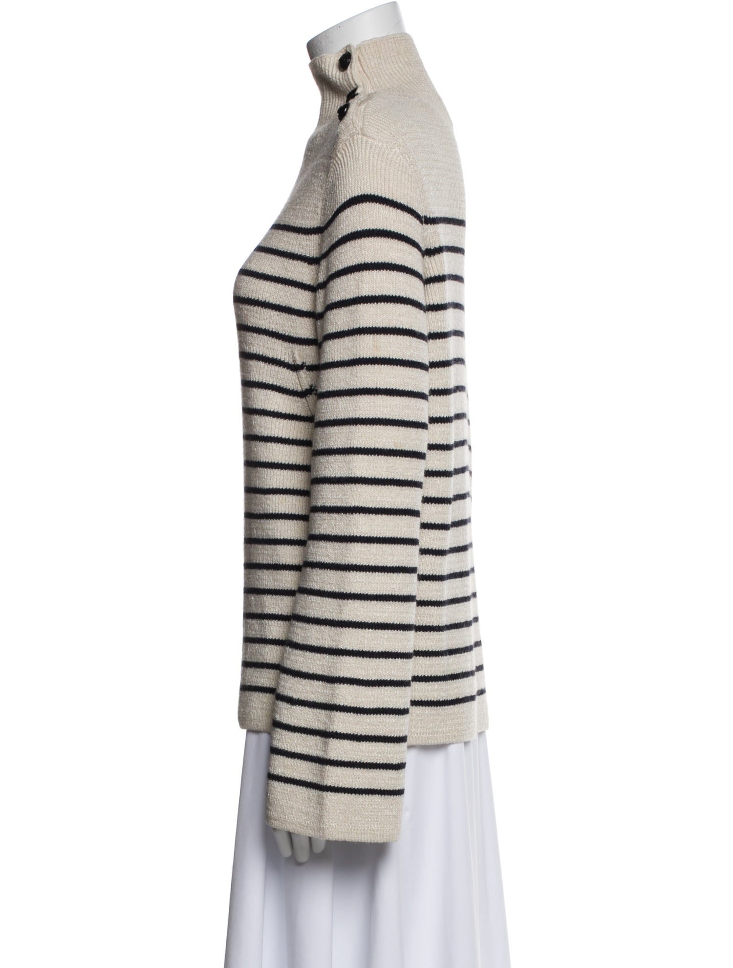 Zadig & Voltaire Striped Turtleneck Sweater