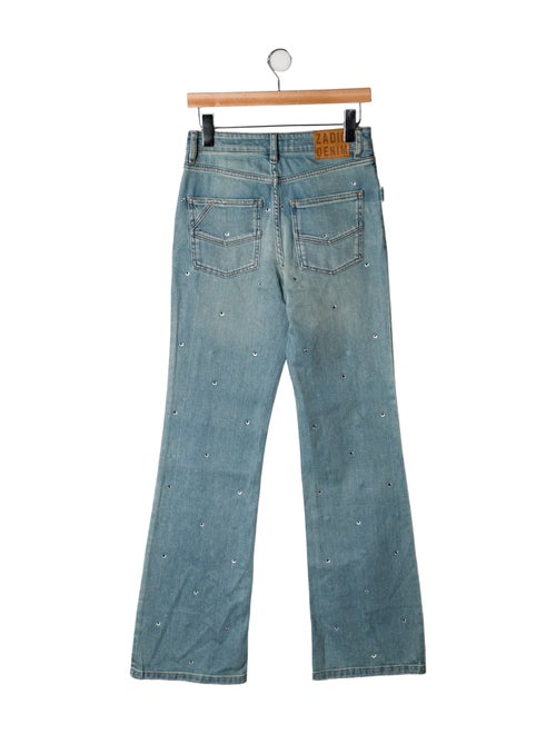 Zadig & Voltaire Mid-Rise Straight Leg Jeans