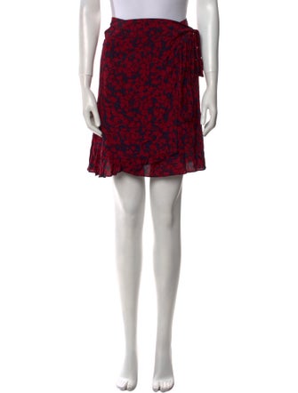 Zadig & Voltaire Floral Print Mini Skirt