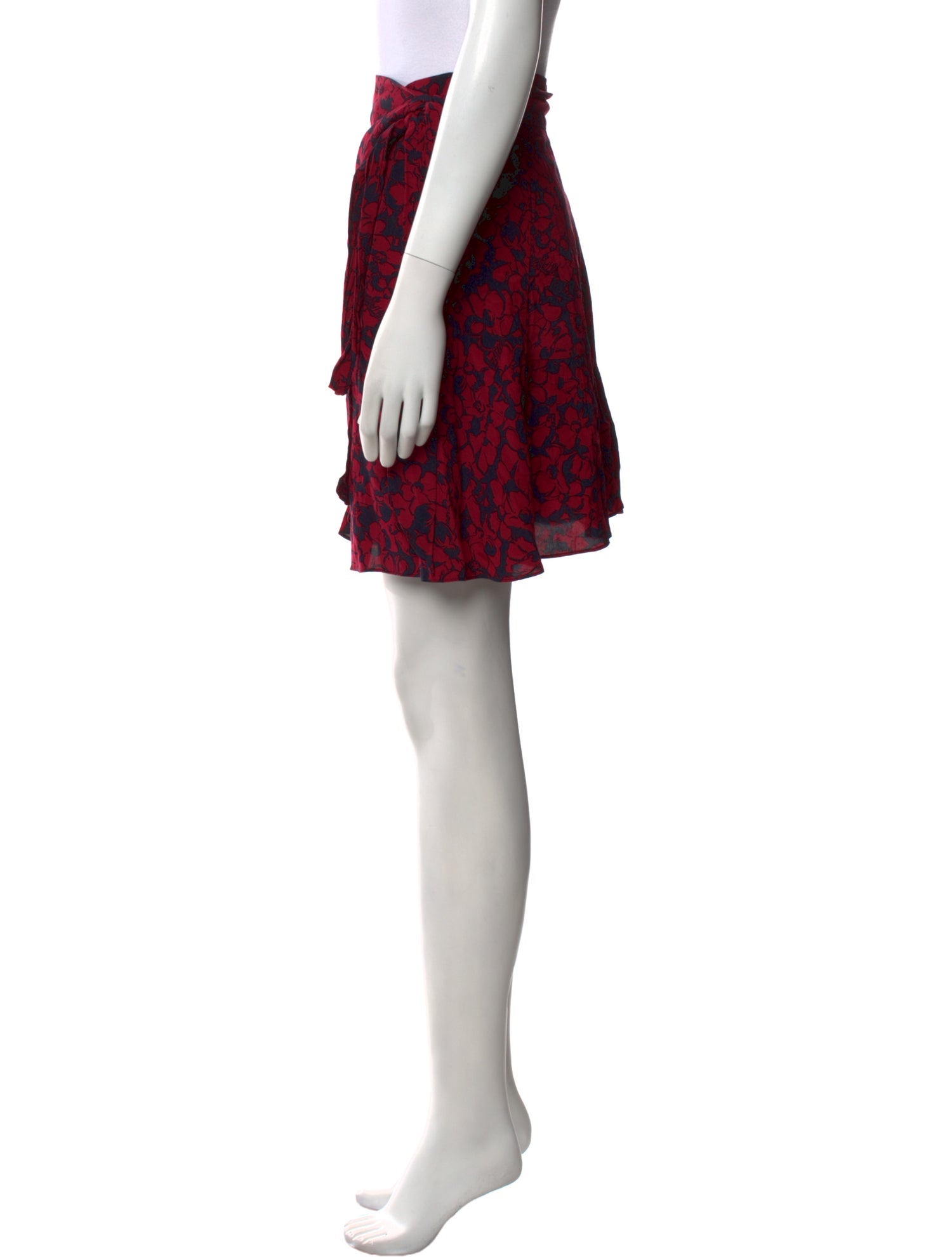 Zadig & Voltaire Floral Print Mini Skirt