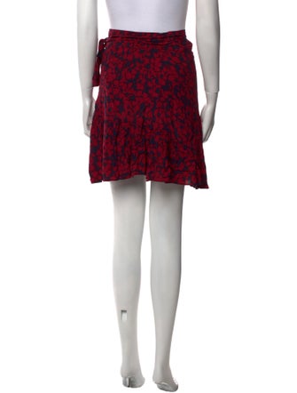 Zadig & Voltaire Floral Print Mini Skirt