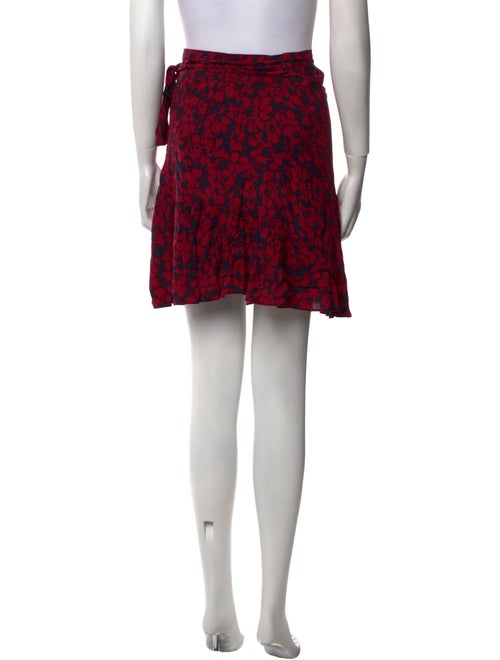 Zadig & Voltaire Floral Print Mini Skirt