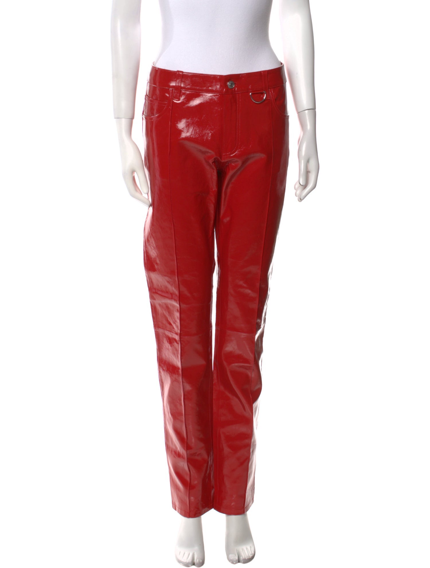 Zadig & Voltaire Lamb Leather Straight Leg Pants w/ Tags