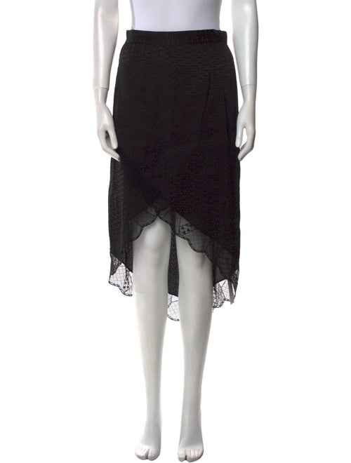 Zadig & Voltaire Silk Midi Length Skirt