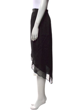 Zadig & Voltaire Silk Midi Length Skirt