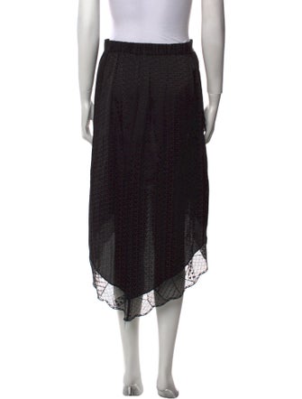 Zadig & Voltaire Silk Midi Length Skirt