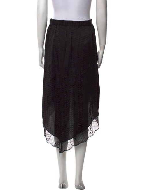 Zadig & Voltaire Silk Midi Length Skirt