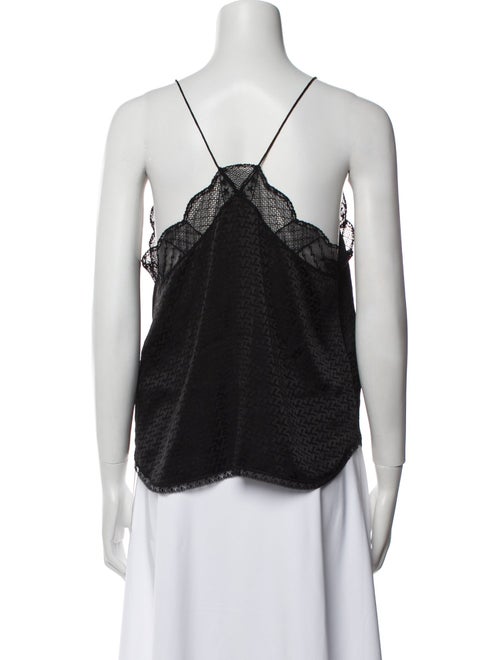 Zadig & Voltaire Silk V-Neck Top