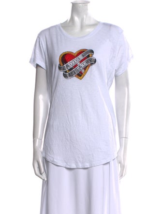 Zadig & Voltaire Graphic Print Crew Neck T-Shirt