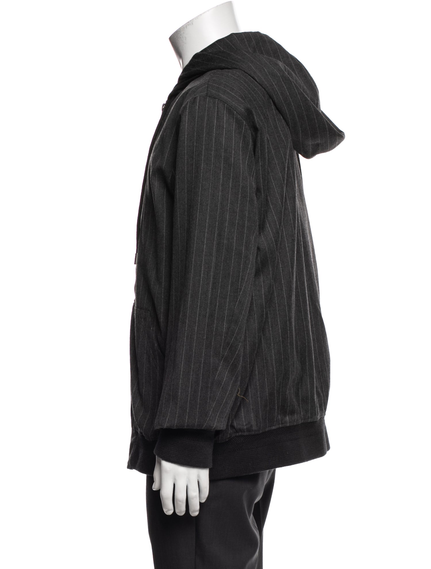 Zadig & Voltaire Striped V-Neck Hoodie