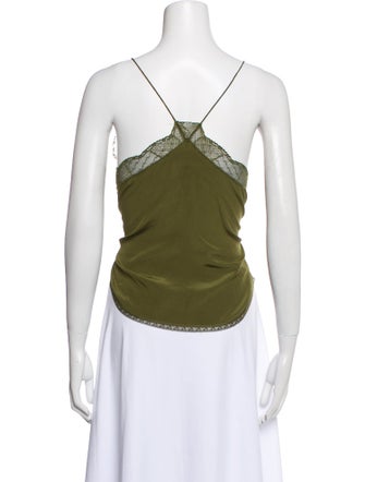 Zadig & Voltaire Silk V-Neck Top