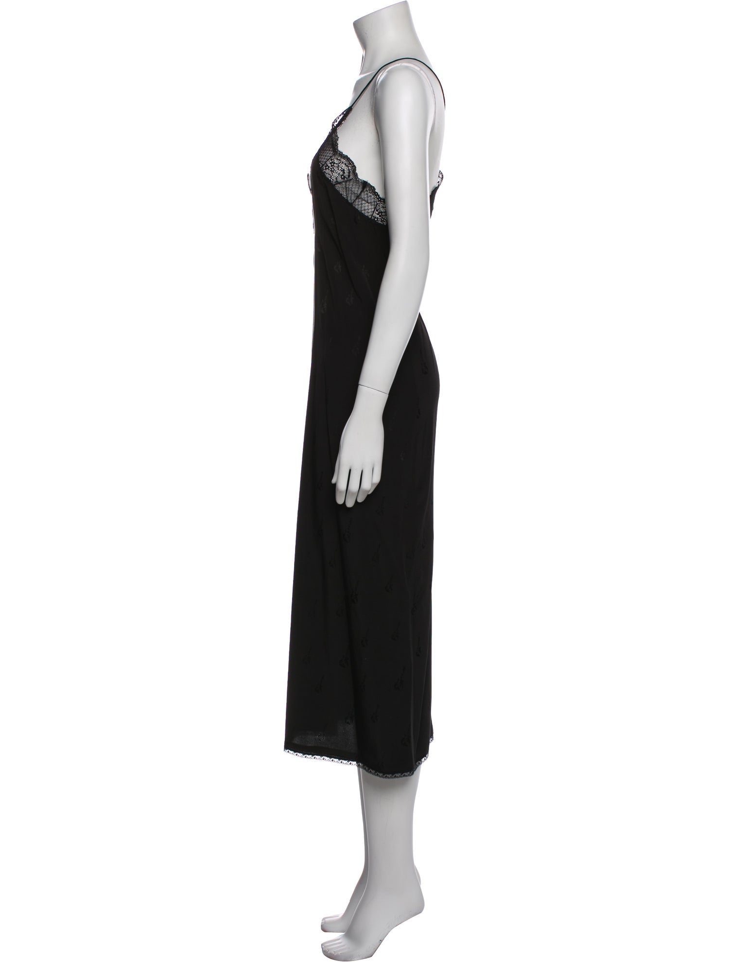 Zadig & Voltaire Silk Crystal Embellishments Nightgown