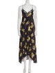 Zadig & Voltaire Floral Print Long Dress