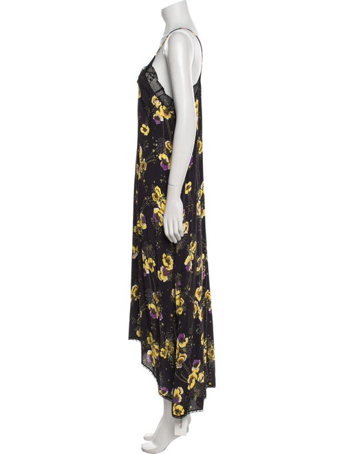 Zadig & Voltaire Floral Print Long Dress
