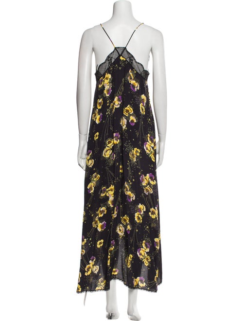 Zadig & Voltaire Floral Print Long Dress