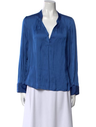 Zadig & Voltaire V-Neck Long Sleeve Blouse
