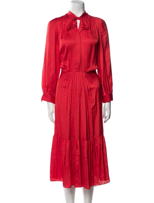 Zadig & Voltaire Tie Neck Long Dress