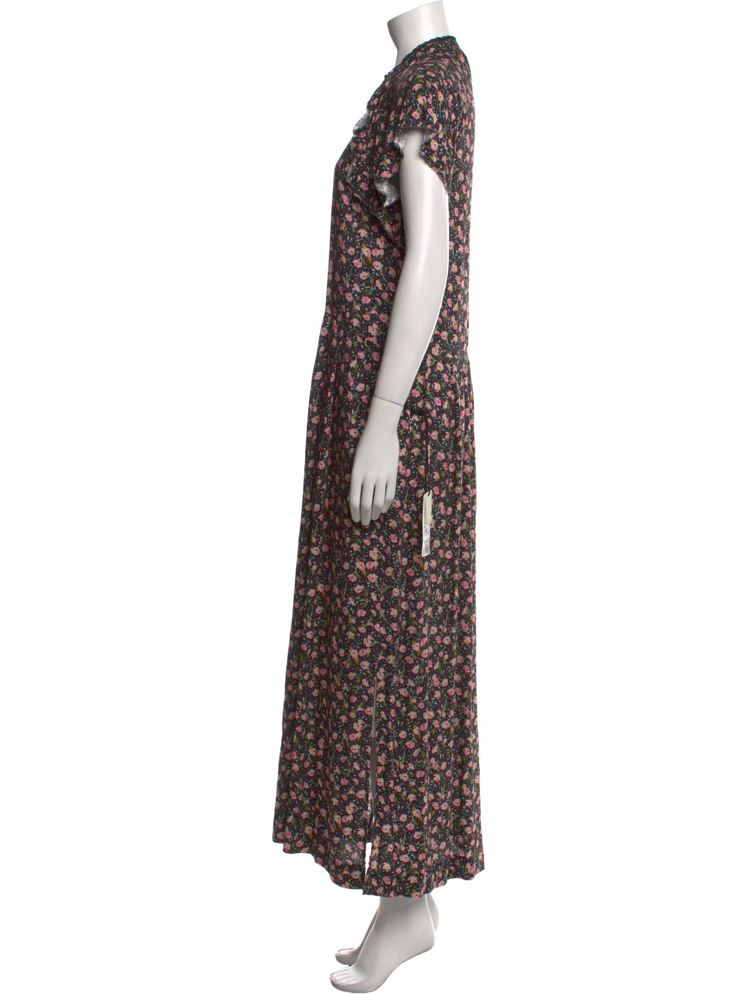 Zadig & Voltaire Floral Print Long Dress