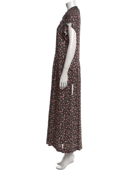 Zadig & Voltaire Floral Print Long Dress