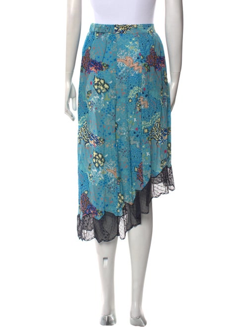 Zadig & Voltaire Printed Midi Length Skirt