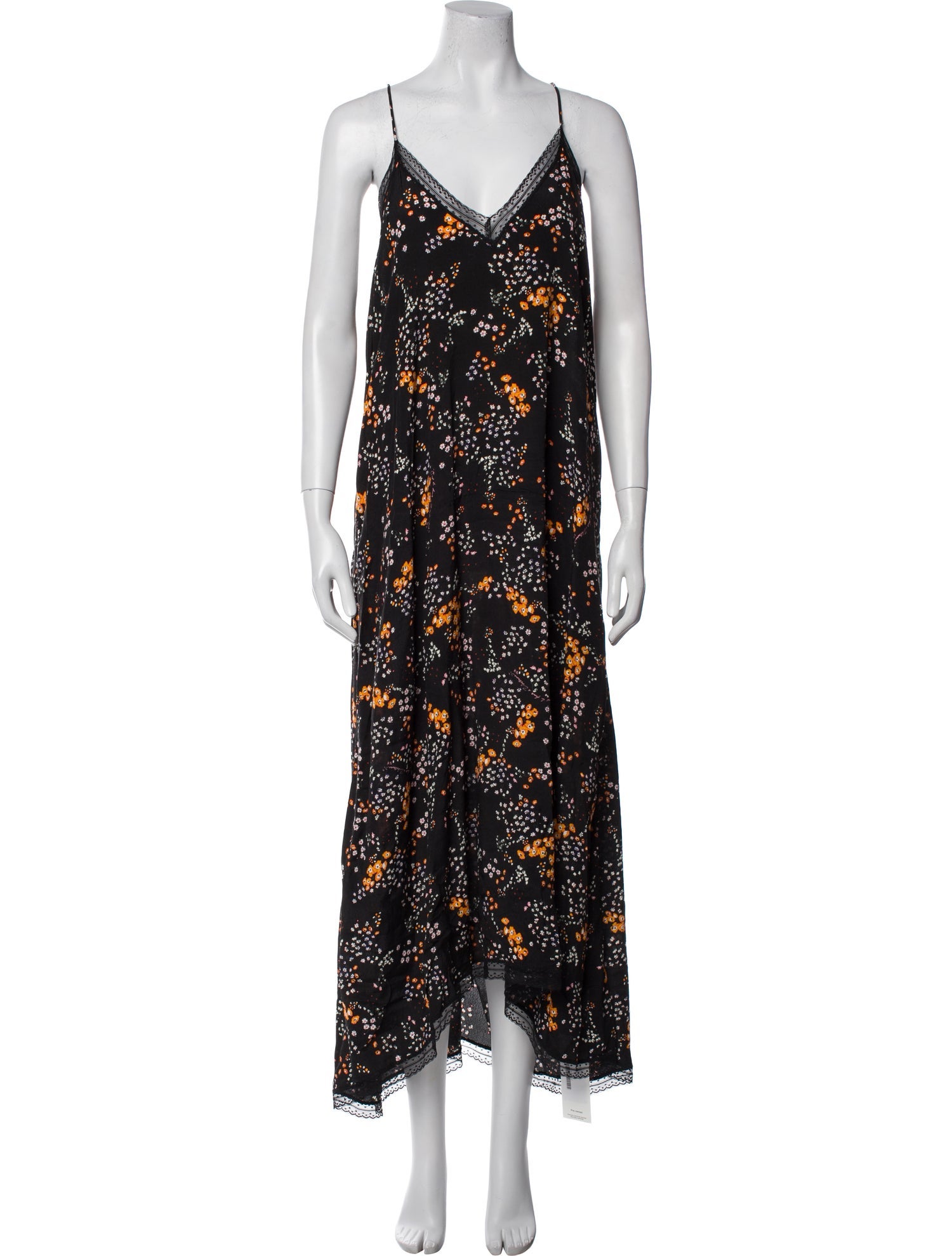 Zadig & Voltaire Floral Print Long Dress