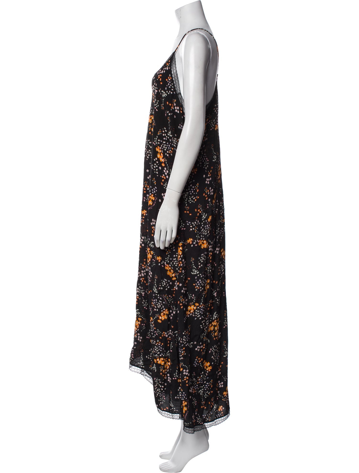 Zadig & Voltaire Floral Print Long Dress