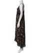 Zadig & Voltaire Floral Print Long Dress