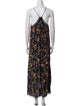 Zadig & Voltaire Floral Print Long Dress