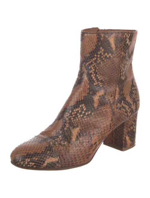 Zadig & Voltaire Snakeskin Animal Print Boots