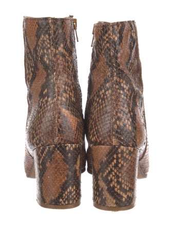 Zadig & Voltaire Snakeskin Animal Print Boots