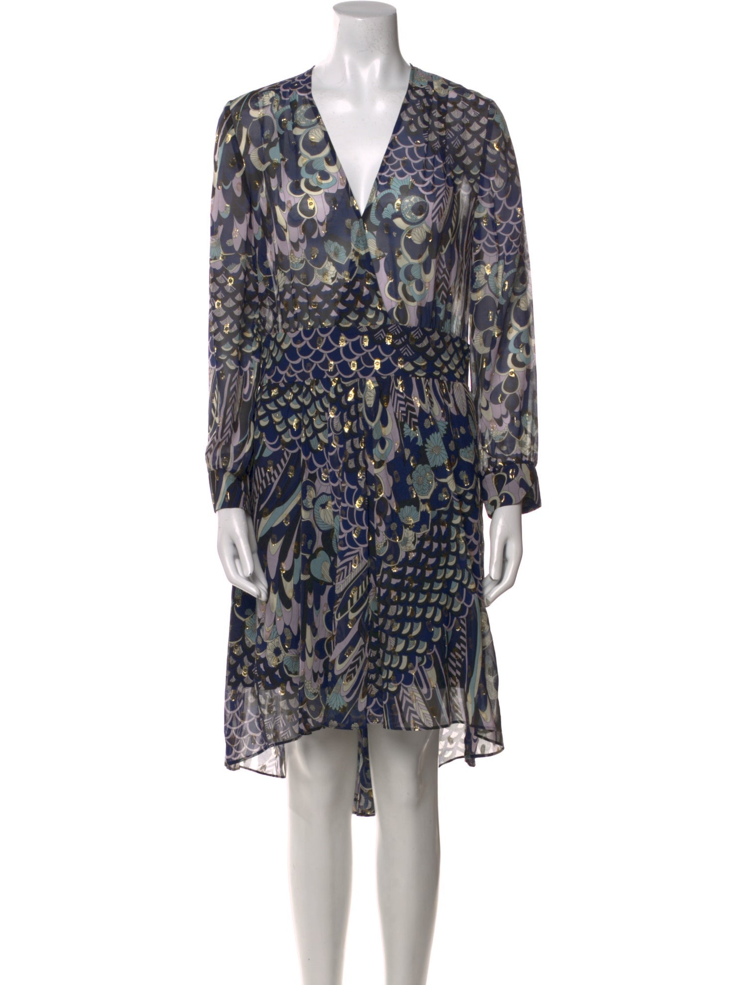 Zadig & Voltaire Silk Midi Length Dress