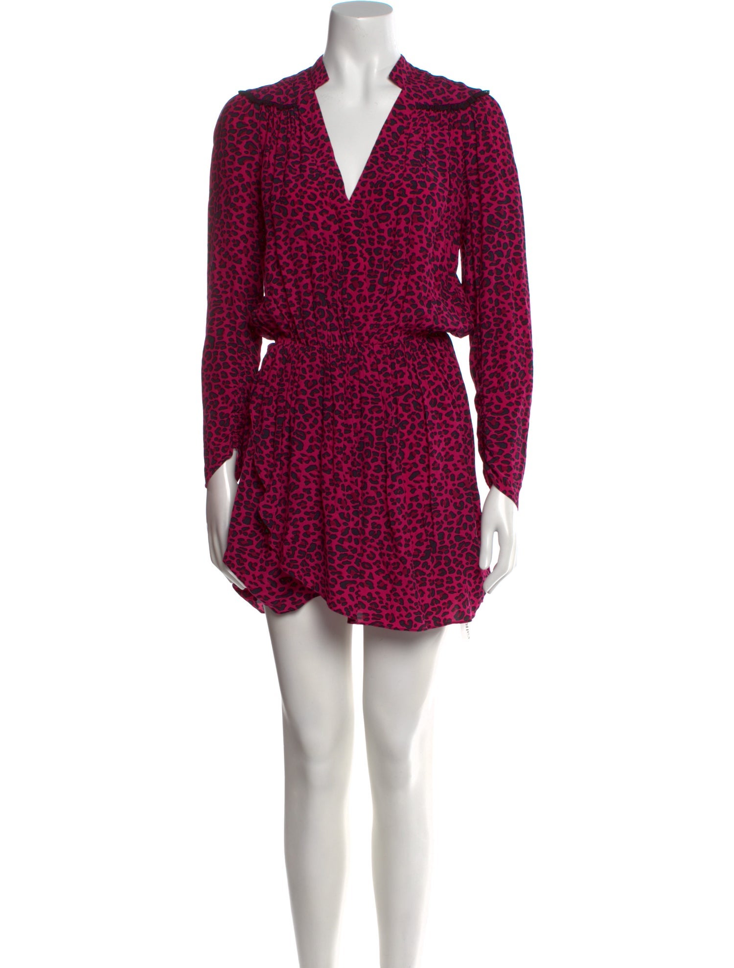 Zadig & Voltaire Animal Print Mini Dress