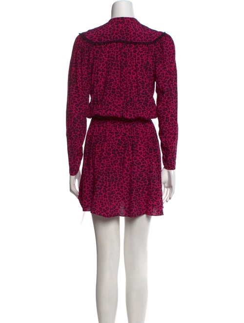 Zadig & Voltaire Animal Print Mini Dress