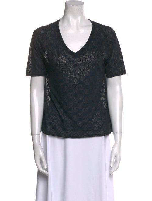 Zadig & Voltaire V-Neck Short Sleeve T-Shirt