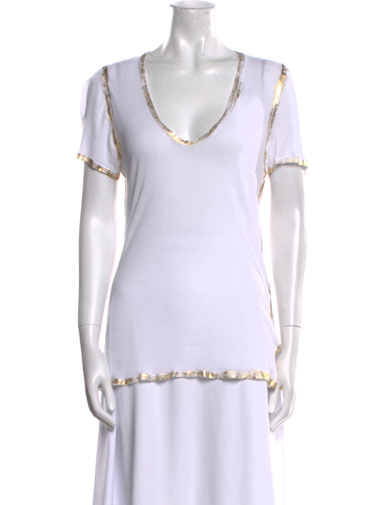 Zadig & Voltaire V-Neck Short Sleeve T-Shirt