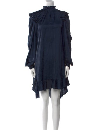 Zadig & Voltaire Mock Neck Mini Dress