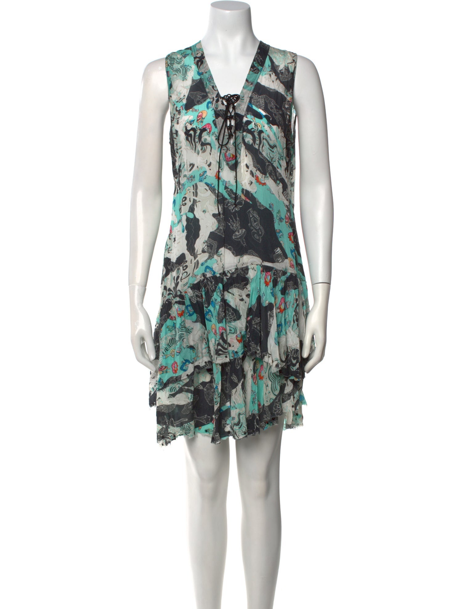 Zadig & Voltaire Printed Mini Dress