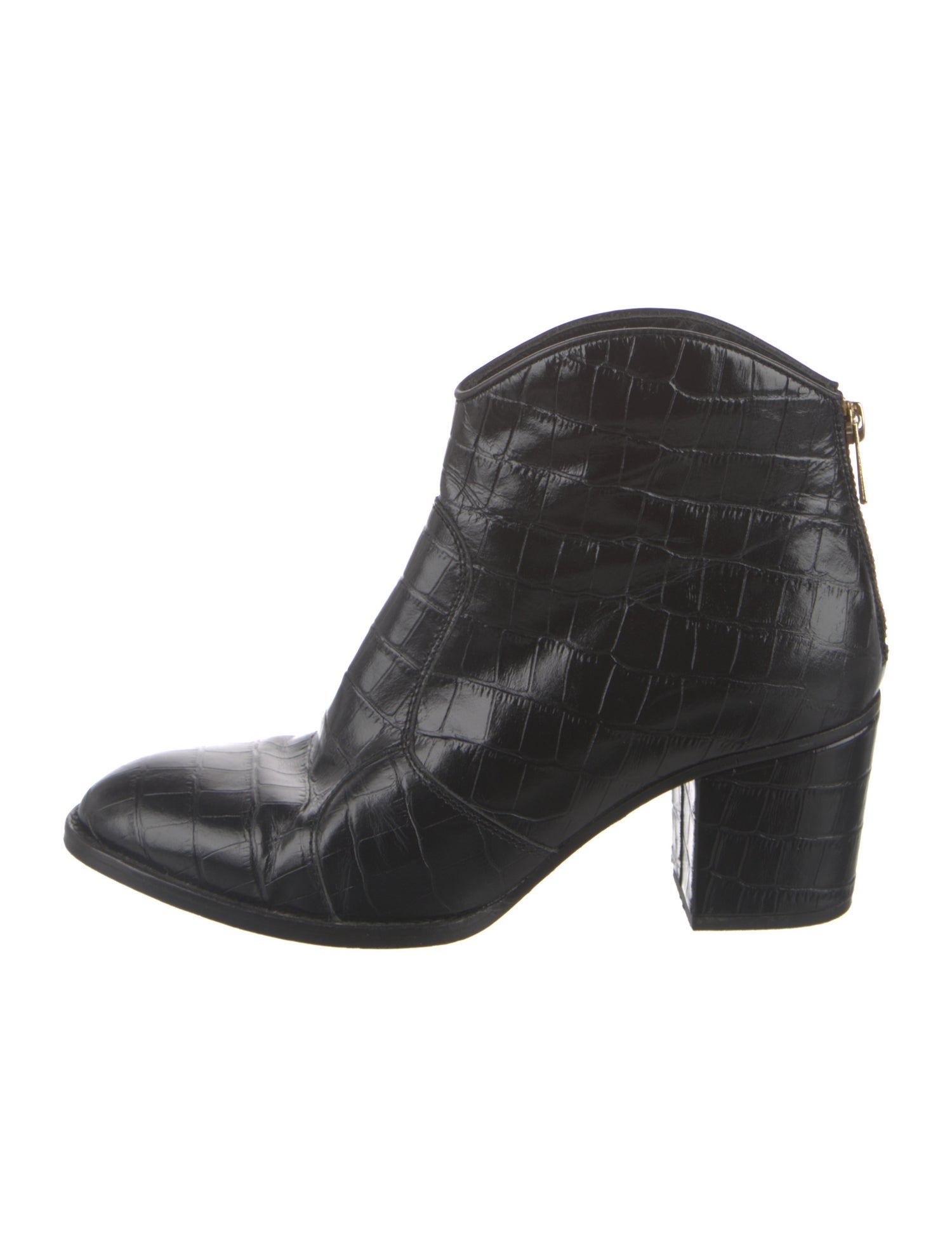 Zadig & Voltaire Embossed Leather Boots