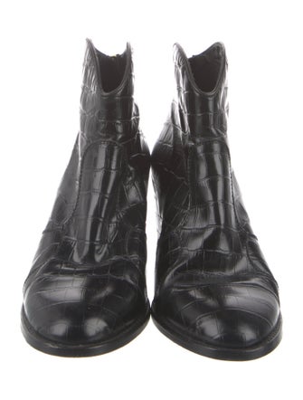Zadig & Voltaire Embossed Leather Boots