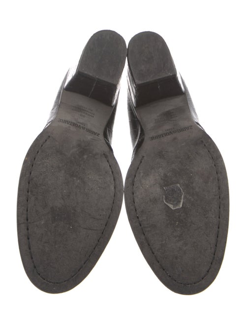 Zadig & Voltaire Embossed Leather Boots