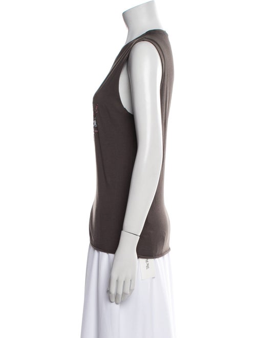 Zadig & Voltaire Graphic Print Crew Neck Top