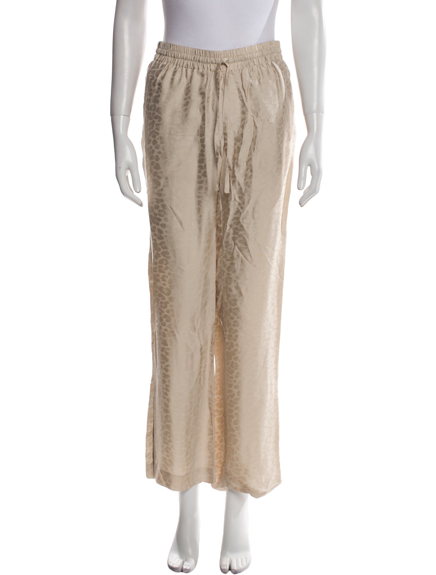 Zadig & Voltaire Animal Print Straight Leg Pants