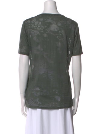 Zadig & Voltaire Printed Scoop Neck T-Shirt