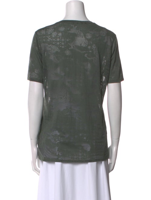 Zadig & Voltaire Printed Scoop Neck T-Shirt