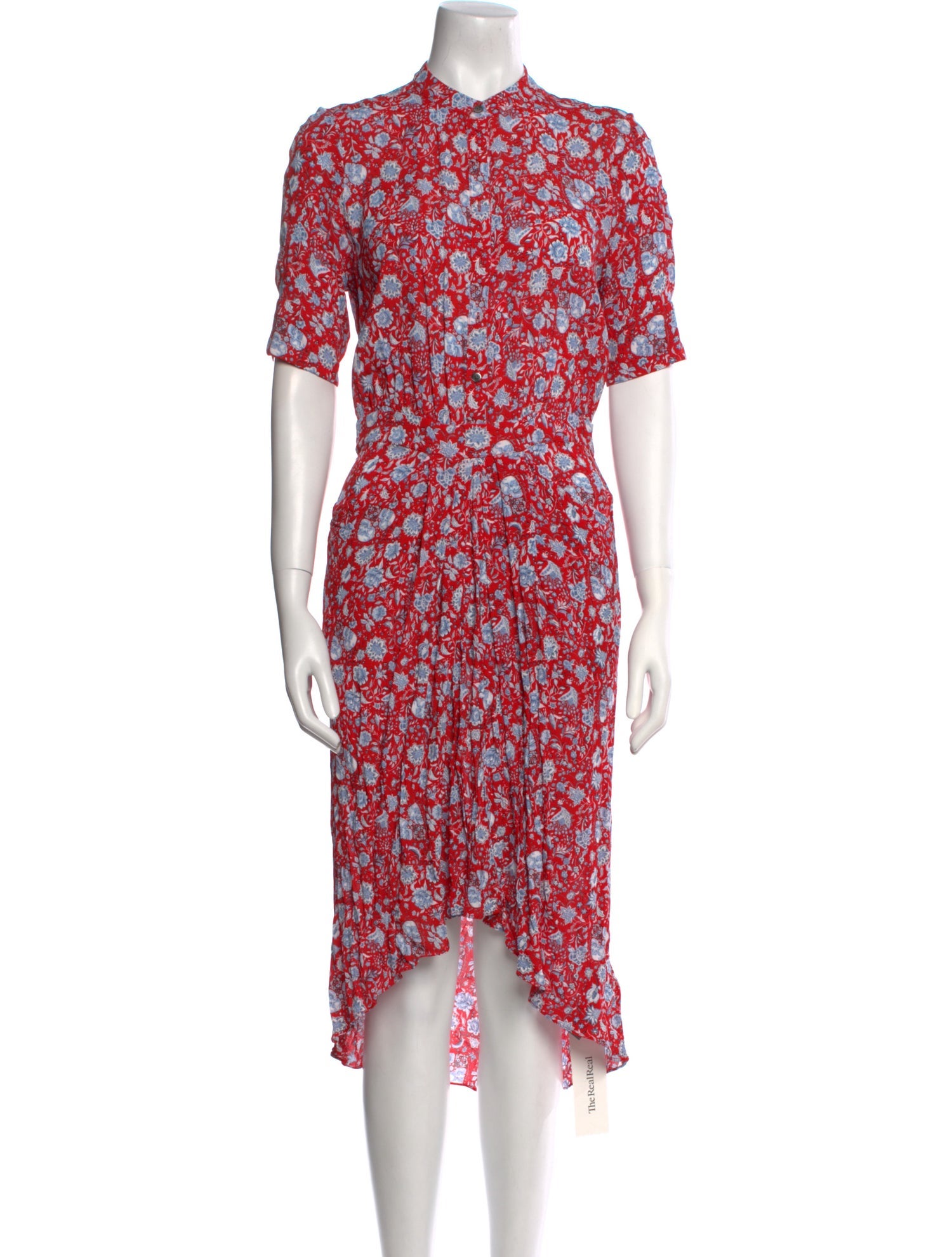 Zadig & Voltaire Floral Print Midi Length Dress