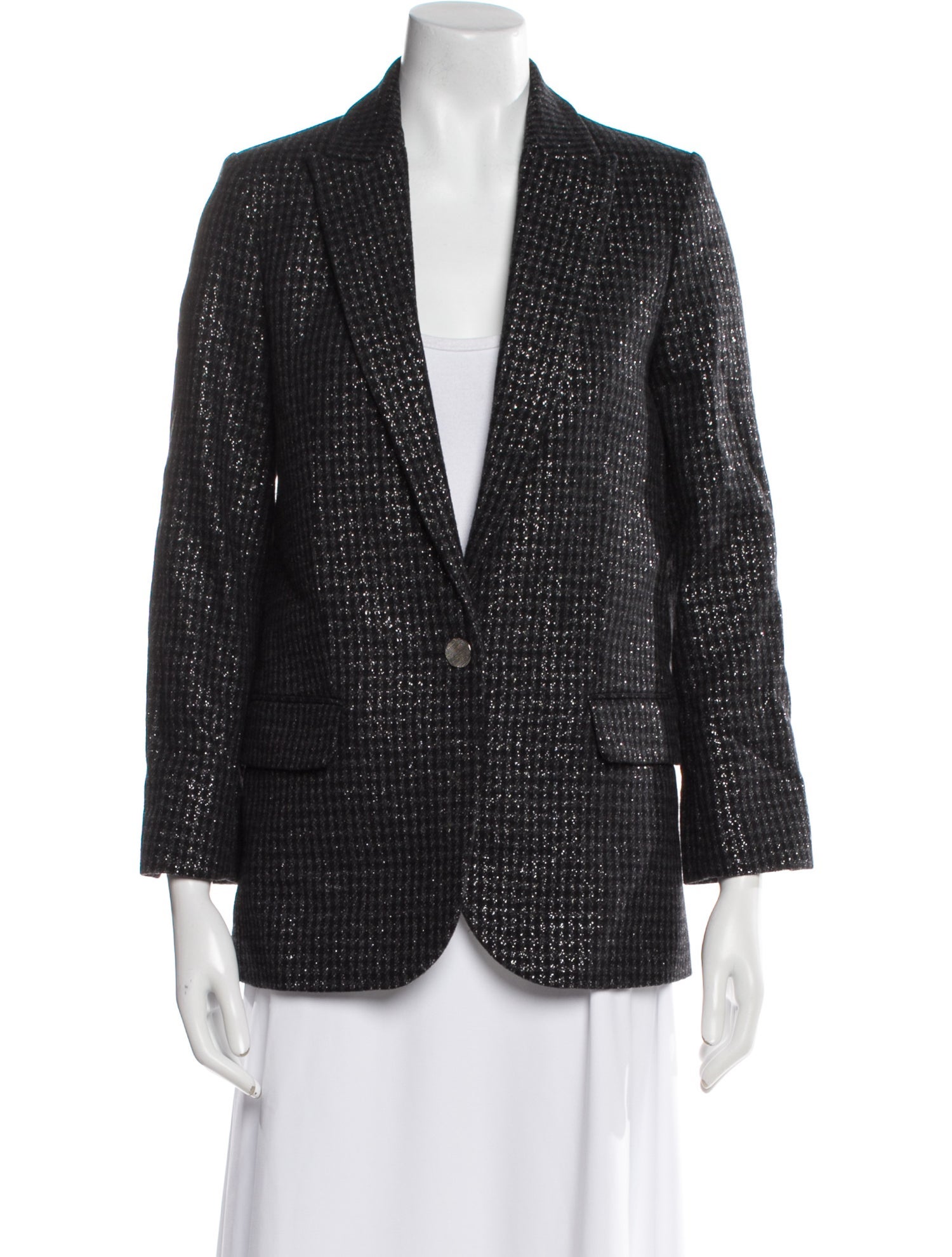 Zadig & Voltaire Wool Printed Evening Jacket